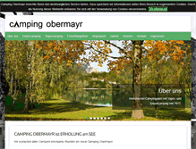 Tablet Screenshot of camping-obermayr.eu